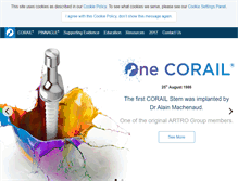 Tablet Screenshot of corailpinnacle.net